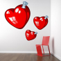 Stickers Coeur ballon rouge