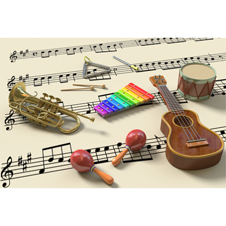 stickers instruments de musique