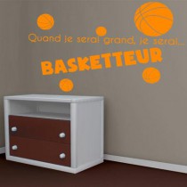 Stickers JE SERAI Basketteur