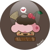 Badge The Cupcake