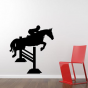 Stickers cheval saut d'obstacle