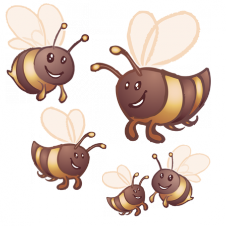 Stickers abeilles Féeriz
