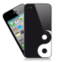 Stickers iPhone Black Ying Yang