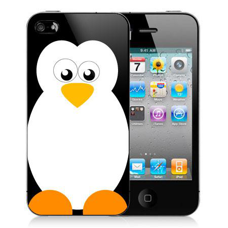 coque iphone 4 pingouin