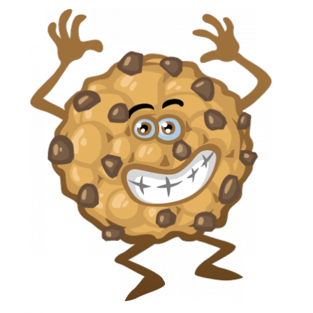 Stickers Cookie chocolat