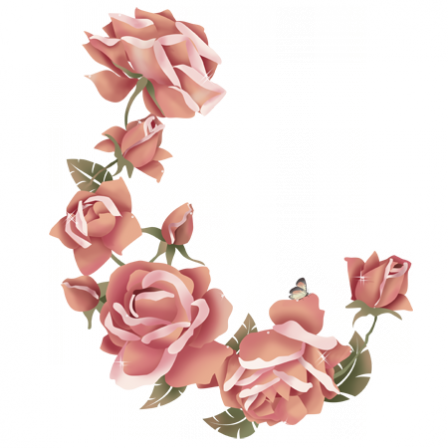 stickers Collection Bucolique- les Roses