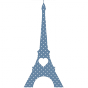stickers - collection Les Imprimés- I love Paris - bleu