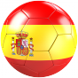 Stickers Ballon foot Espagne
