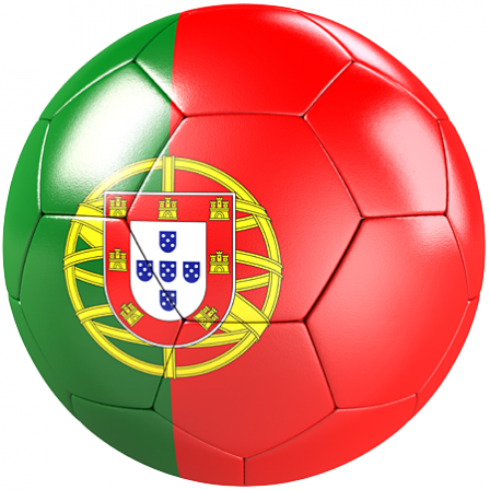 Stickers Ballon foot Portugal
