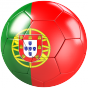 Stickers Ballon foot Portugal