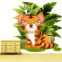 Stickers Collection Jungle - le tigre