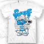 T-shirt Le smurf