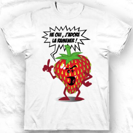 T-shirt La fraise vindicative