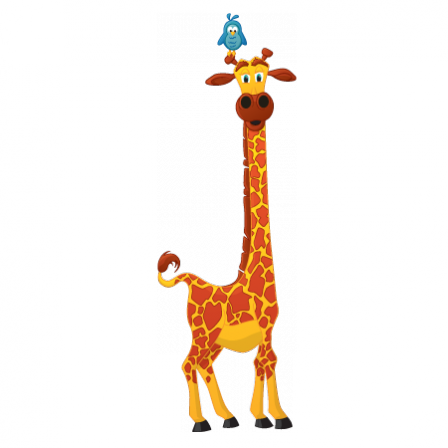 Stickers JUNGLE Girafe