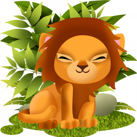Stickers Collection Jungle - le lion
