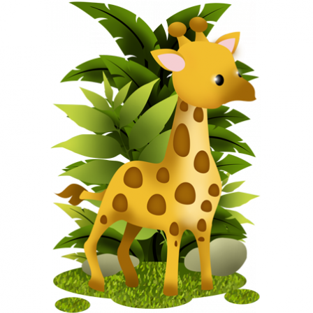 Stickers Collection Jungle - La girafe