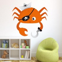 Stickers Abyss - Crabe Pirate de la mer