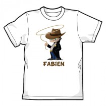 Tee-shirt western cowboy