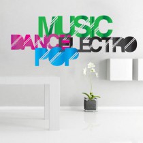 Stickers musique electro