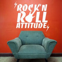 stickers rock'nroll attitude