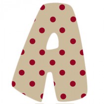 Stickers lettre A1 - Alphabet sticker British