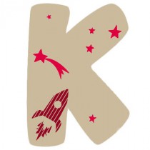 Stickers Lettre K1 - Alphabet Sticker British