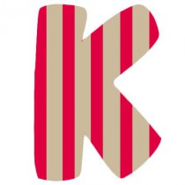 Stickers Lettre K2 - Alphabet Sticker British