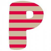 Stickers Lettre P2 - Alphabet Sticker British