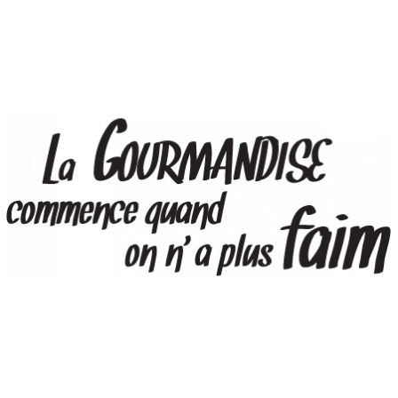 Stickers GOURMANDISE