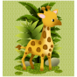 stickers interrupteur -collection Jungle- girafe