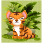 stickers interrupteur -collection Jungle- tigre