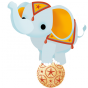 Stickers Collection Le Cirque - l'éléphant funambule