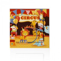 Stickers interrupteur - collection Le Cirque - En piste!