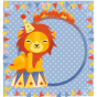 Stickers interrupteur - collection Le Cirque - le Lion