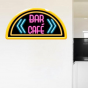 stickers Néon panneau Bar Café
