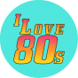 Badge I Love 80s