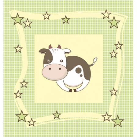 Stickers Interrupteur Animaux de la ferme - Vache
