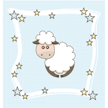 Stickers Interrupteur Animaux de la ferme - Mouton