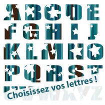 Stickers ALPHA (1 lettre)