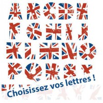 Stickers ALPHA SO BRITISH (1 lettre)