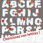 Stickers ALPHA VOYAGE (1 lettre)