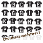 Stickers ALPHAFOOT (1 lettre)