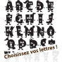 Stickers BONHOMME (1 lettre)