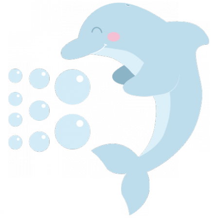 Stickers dauphin