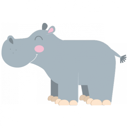 Stickers hippo