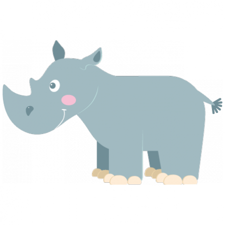 Stickers rhino