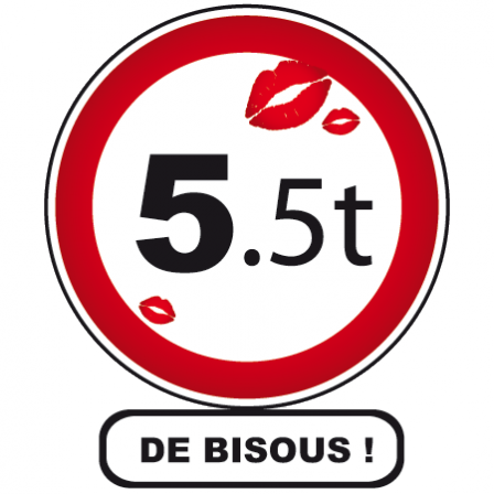 Stickers des tonnes de bisous