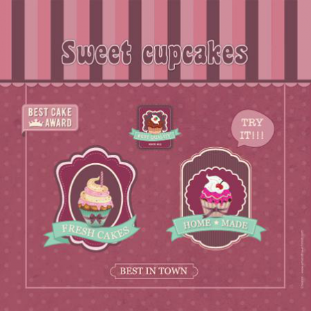 Poster Sweet cupcakes