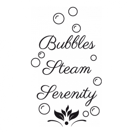 Stickers Bubbles, Steam, Serenity