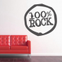 Stickers 100% Rock